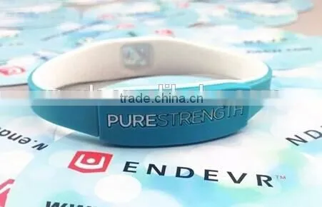 Fashion Pure Strength Rubber Bracelet Silicon photo-2