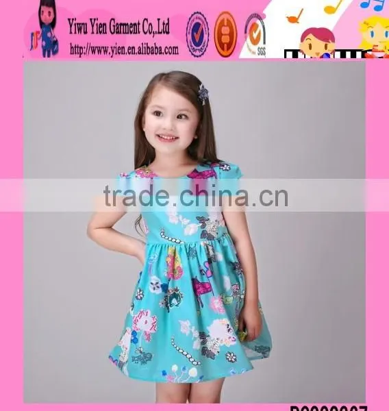 Factory Direct Flower Girl Dress of 9 Years Old Summer Casual Baby Cheap Flower Girl Dress photo-5