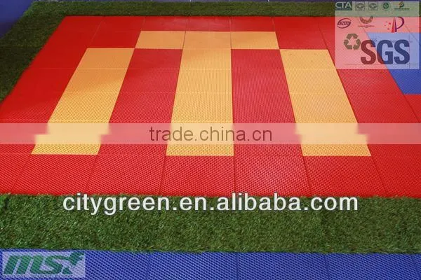 304.8*304.8*15.8mm Various Colors Anti-agging/Anti-slip/Anti-UV Kindergarten Floor Mats photo-3