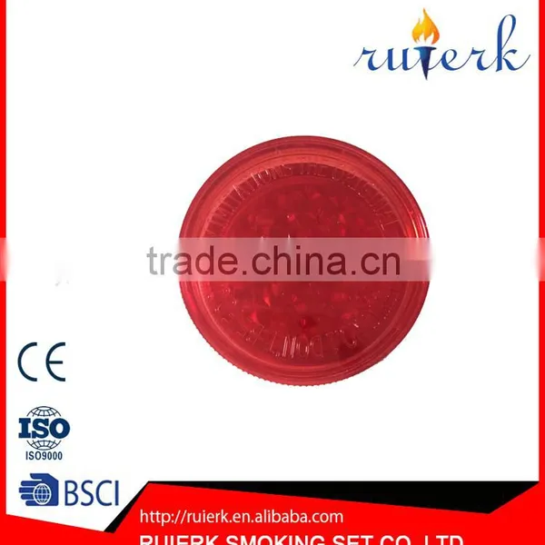 EK-858 Hot 6cm*2.4cm 3 Piece Plastic Tobacco Grinder Herb Grinder photo-3