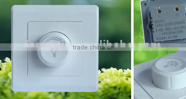 PC PLATE 10A 250V 1GANG DIMMER SWITCH 500WATTS photo-4