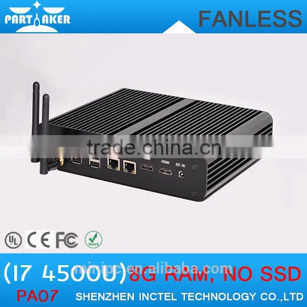 Intel NUC Fanless Computer Core i7 Win 8 Intel Atom Gaming Mini pc photo-2