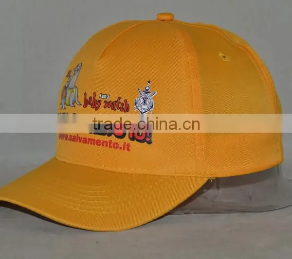 Guangzhou Professional Custom 100% Polyester Fibre Yellow Hat Factory Famous Auto Brand Baseball Cap photo-2