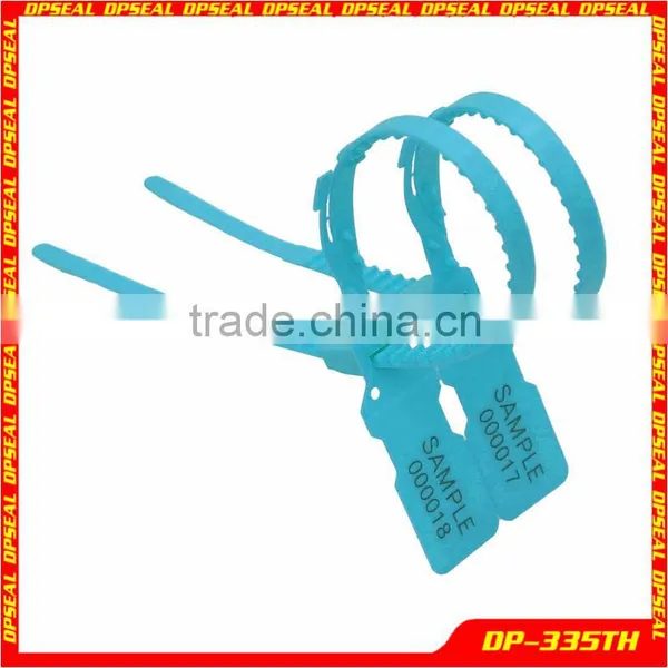 High Security Pull Tight Tear off Plastic Seal, Bag Seals, Pull Tight Tamper Proof Tear off Plastic Seal DP-335TH photo-3