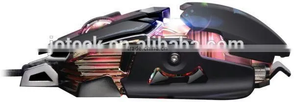 10keys Programmable USB Wired Optical 8200 DPI Computer Gaming Mouse photo-6