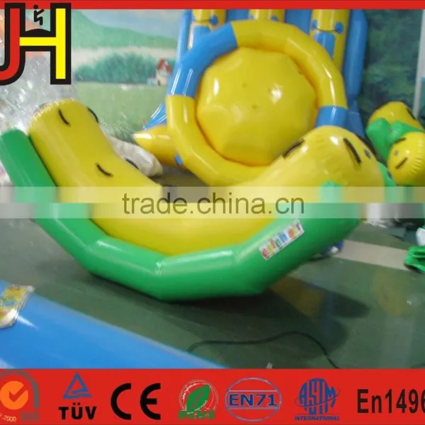 0.9mm PVC Tarpaulin Cheap Inflatable Floating Water Park Rides For Sale photo-4