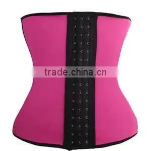 2015 China Wholesale Plus Size Waist Trainer Training Latex Steel Boned Corset S--3XL photo-5