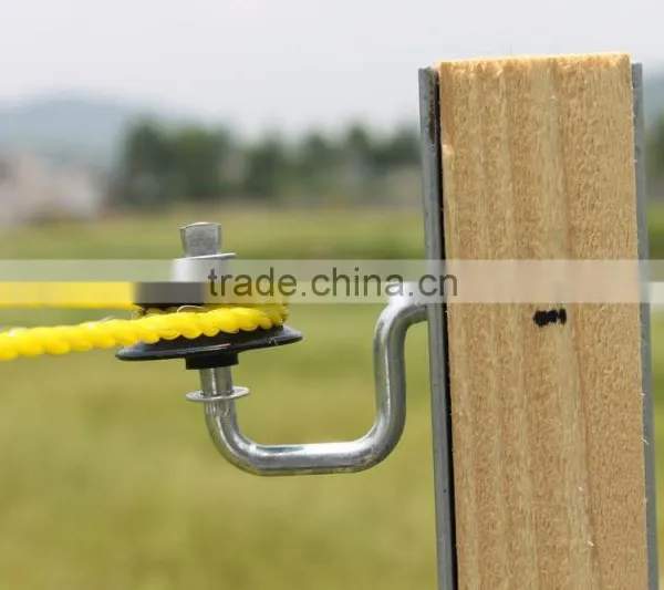 Farm Fencing Accessories , Double Hook Insulator/ring Self-tapping Insulator,sheep/cattle/horse Management System photo-3