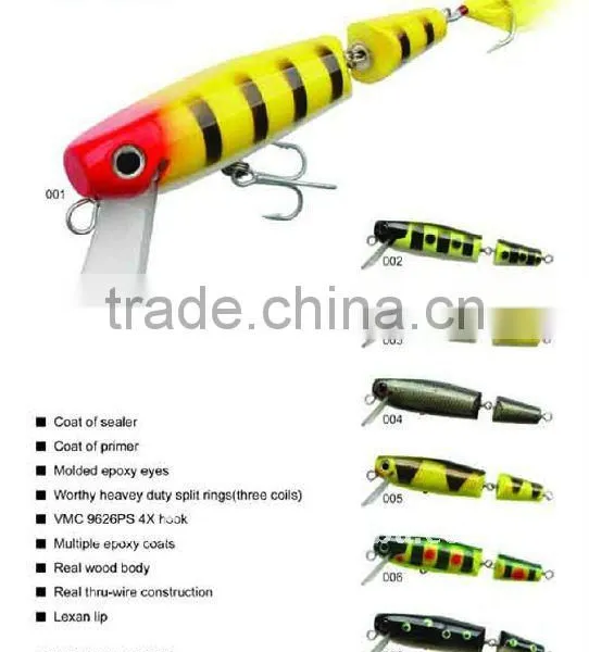 Wooden Lure ,fishing Lure,coat of Sealer