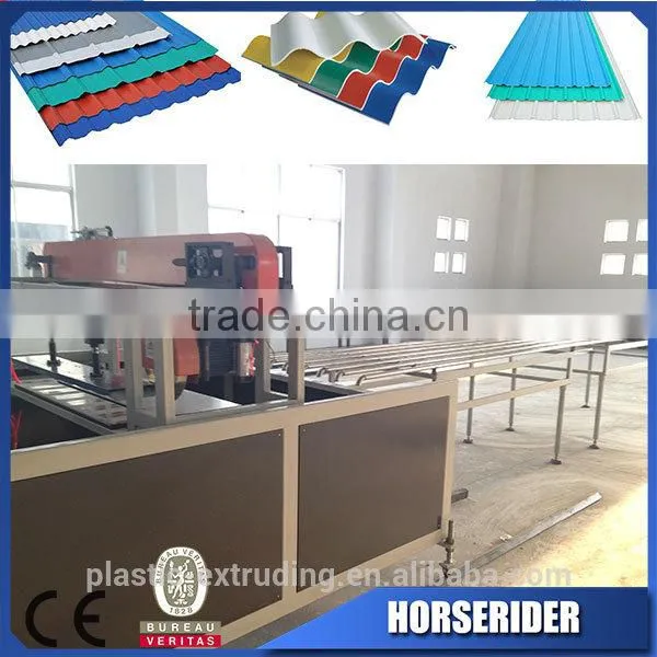 Good Market Pvc+ASA/PMMA Plastic Roof Tile Sheet Plate Making Machine photo-2