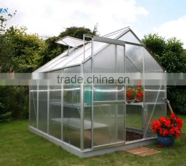 PC Sheet Covered Small Garden Greenhouse For Flowers Growing photo-4