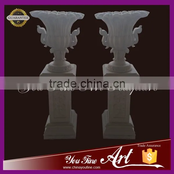 Outdoor Decoration Simple Planter in Marble photo-2