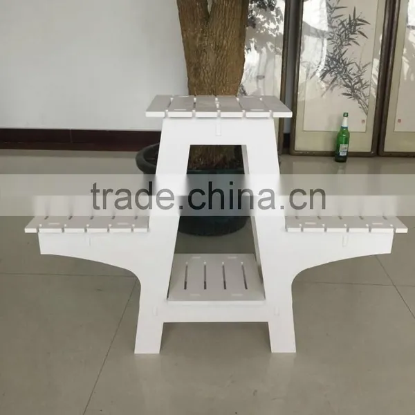 Waterproof Outdoor Wood Flower Stand photo-5