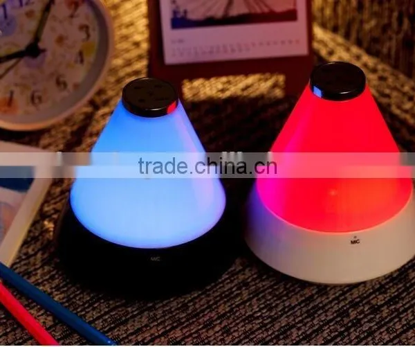 2015 LED Colorful LED Light Bluetooth Speaker 360 Degree Super Bass 3D Sound BT Speaker With FM Radio photo-6