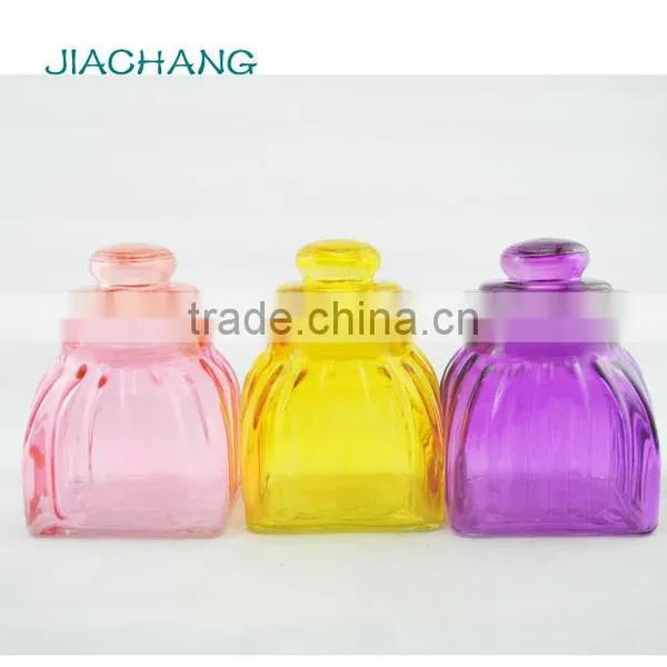Square Buttom Airtight Glass Preserve Container With Bird Ceramic Lid photo-4