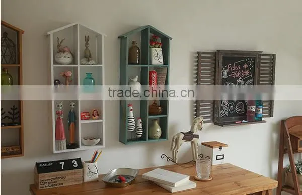 Custom Logo Low Moq Shutter Shape Wooden Window photo-3