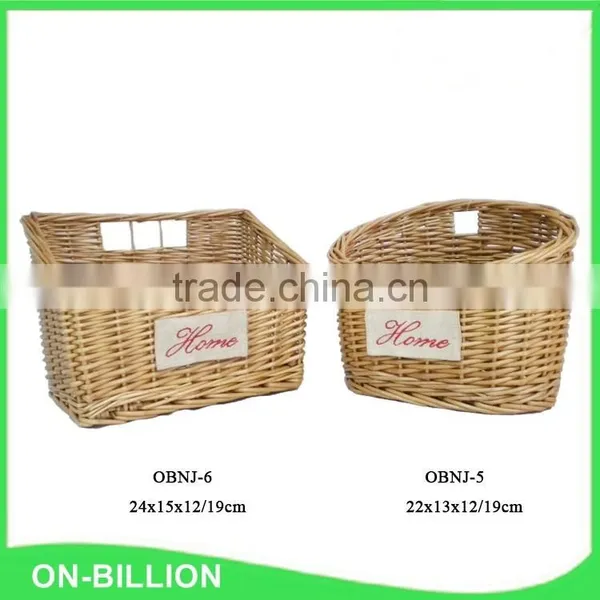Decorative Custom Cheap Natural French Willow Food Basket photo-2