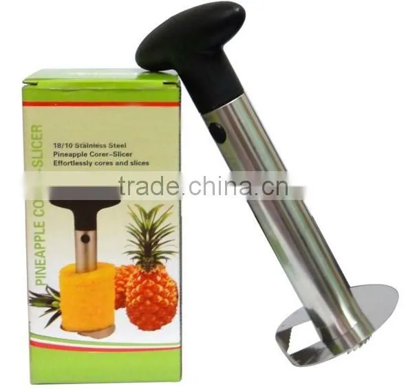 New Design Stainless Steel and Plastic Pineapple Knife and Peeler photo-3