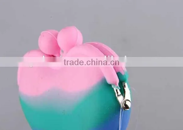Colorful Silicone Purse/Heart-Shaped Coin Purse photo-2