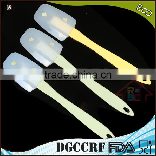 NBRSC Cake Cream Scraper Mixing Batter Butter Silicone Spatula Transparent photo-2