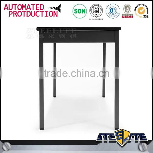 White Color Cheap Modern Wood Metal Library Reading Tables photo-3