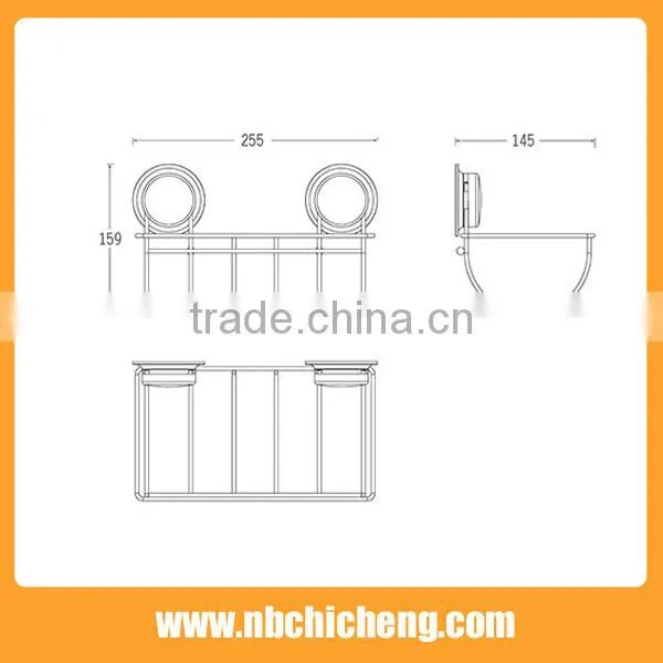 Wall Shelf Bathroom Suction Shelf Toilet Tissue Holder Toilet Paper Roller photo-4