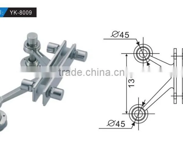Stainless Steel K-shape 2-leg Glass Spider Systems/ Glass Spider Fittings photo-2