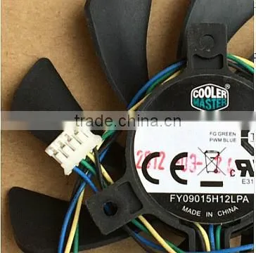 HD7950 HD6790 Dc12v 0.6a 4wires FY09015H12LPA for Video Card Fan photo-3