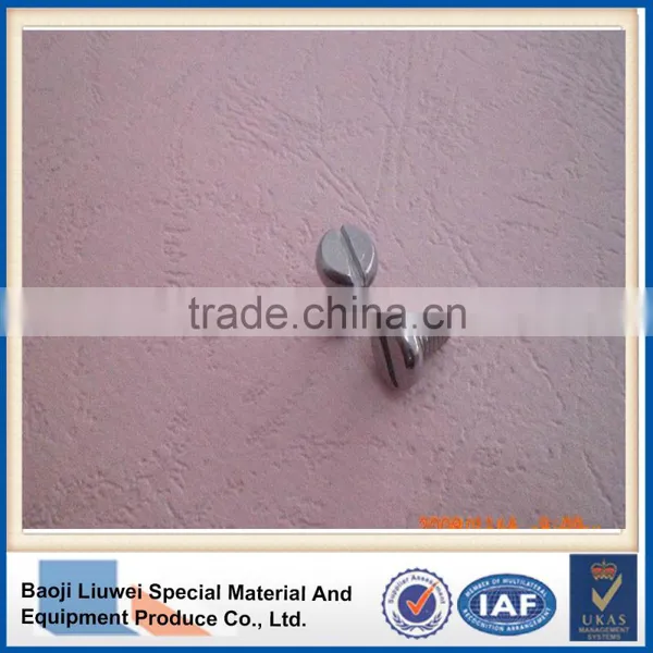 Low Price Of DIN 84 Titanium Slotted Cheese Head Screws With Top Quanlity photo-3