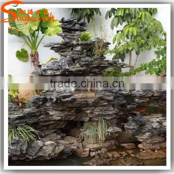 Competitive Prices Look Natural Fountain Garden Large Outdoor Water Fountains Fake Fiberglass Outdoor Fountain photo-6