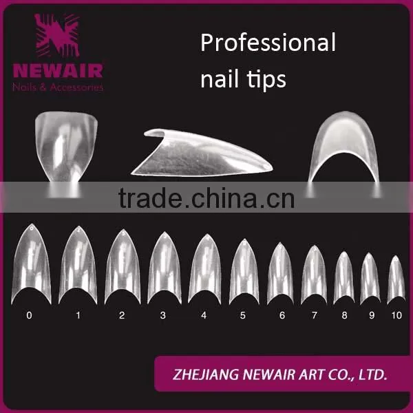 NEWAIR Wholesale 500pcs Nail Salon Hot False French Nail Art Fake Nail Tips photo-4