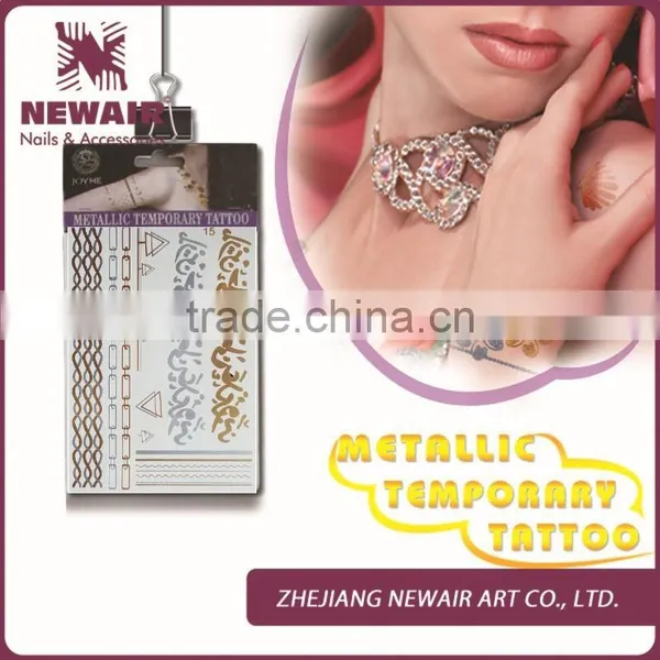 Water Transfer Printing Fashion Jewelry Temporary Tattoo photo-3