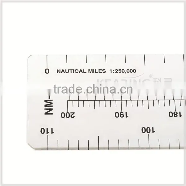 Kearing Brand #KNM-2 Nautical Miles Scale Ruler Size:420*38*4.5mm photo-3