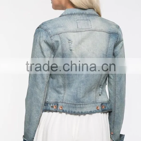 2016 Hot Sale Fancy Denim Jackets Wholesale Made in China photo-4