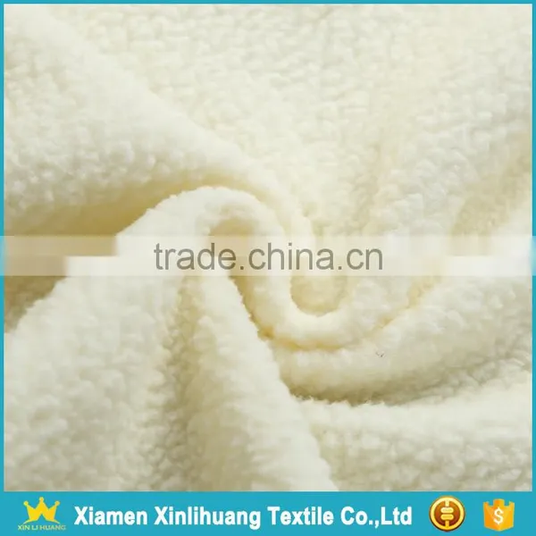 2017 New Style 100% Polyester Sherpa Knit Fabric for Online Wholesale photo-2