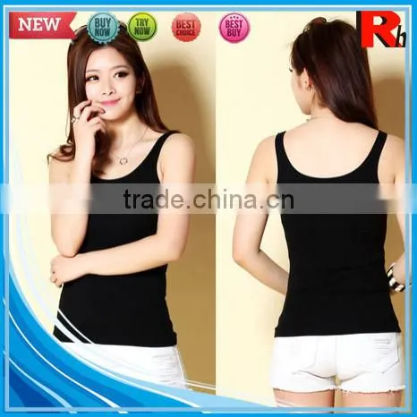 China Fitness Cheap Plain Tops Women Wholesale Bodybuilding Stringer Tank Top photo-5