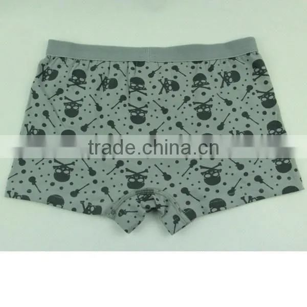 Custom Elastic Waistband Underwear Teen Sexy Boys Cotton Boxer photo-3