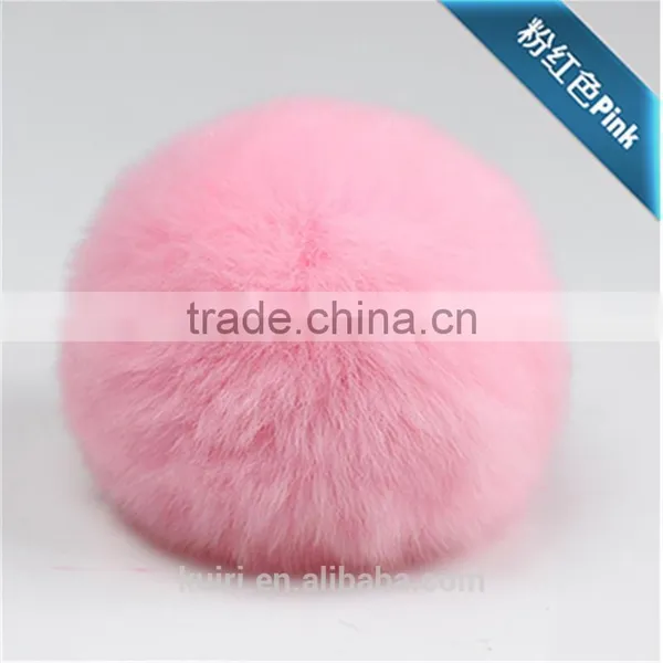 Brand New Rabbit Fur Pom Ball Keychain With High Quality Tmq-157 photo-3