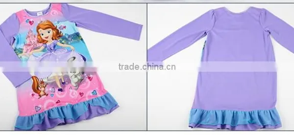 Children Sleepwear Beautiful Girl's Dress photo-3