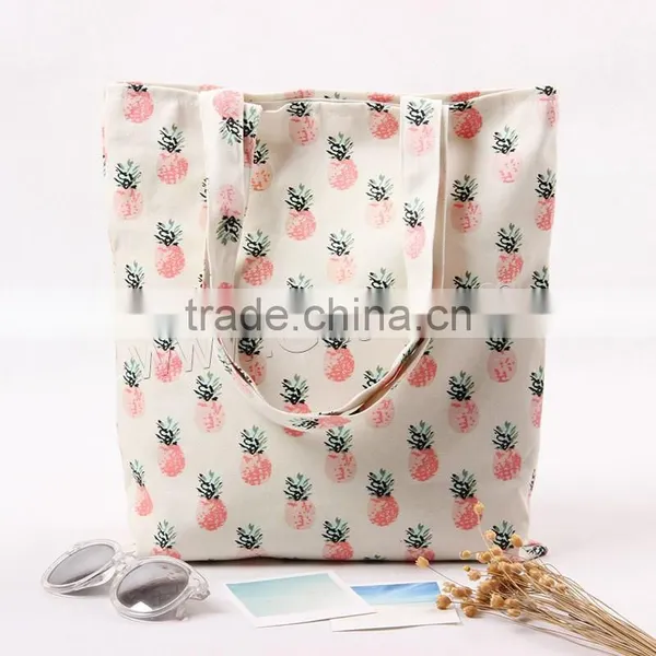 Chinese Supplier Shopping Eco Recycled Canvas Rectangle Grocery Tote Bags photo-2