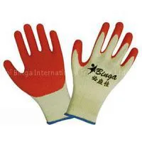 Red Latex Coated 10G T/C Safety Glove