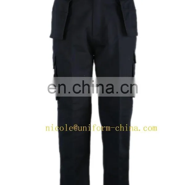 Wholesale Cheap Mens Navy Blue 6 Pockets Cargo Work Pants in China