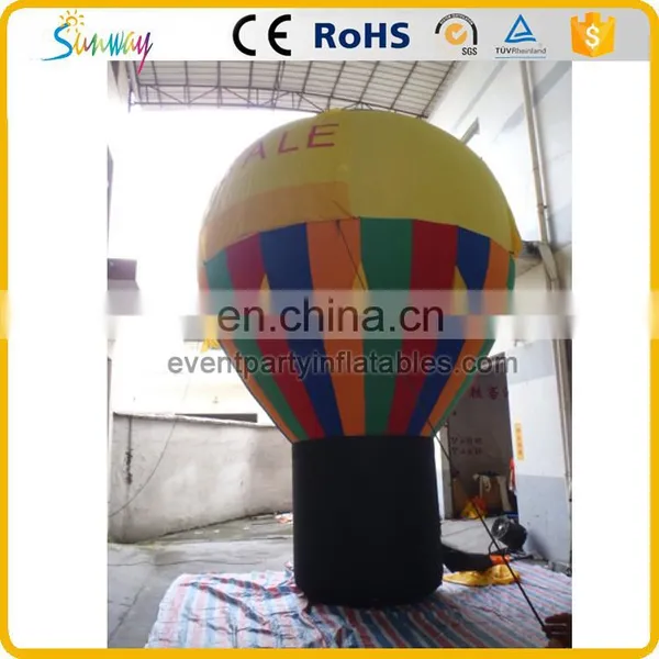 Rainbow Color Large Inflatable Hot Air Balloon Model photo-3