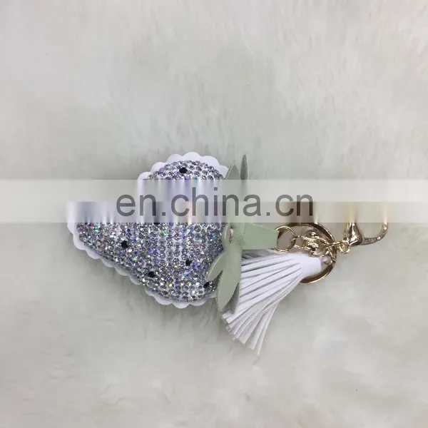 2017 New Fashion Wholesale Fruit Pom Poms Keychain for Bag and Phone photo-5
