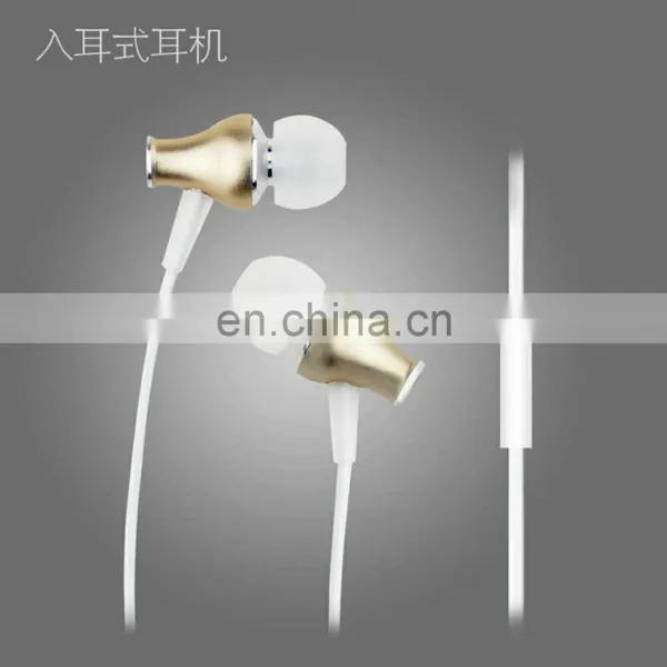 Professional In-Ear Earphone Metal Heavy Bass Sound Quality Music Earphones With Speaker