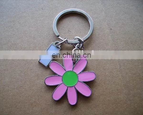 Animal Shape Enamal Custom Cut Out Metal Keychain photo-2