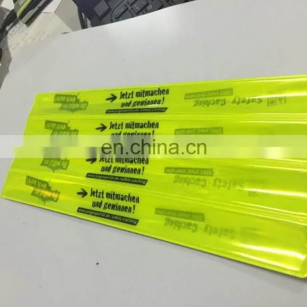 CE Printed Reflex Slap Bracelet/Reflective Slap Band photo-2
