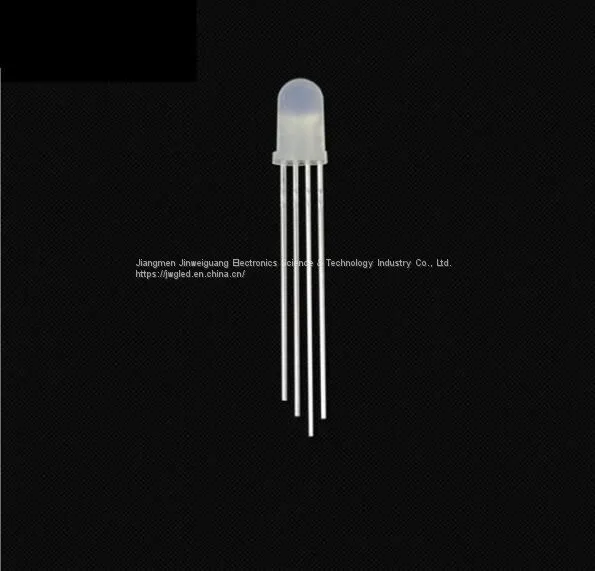5mm Round Diffused Common Anode RGB LED 4 Pins