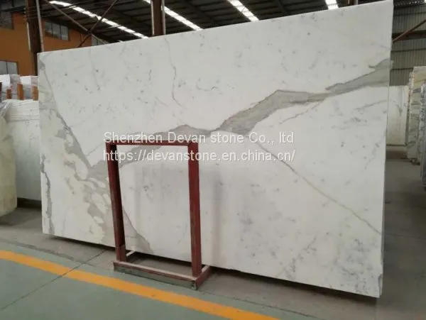 Italy White Marble Calacatta White Marble Slabs & Marble Tiles photo-2