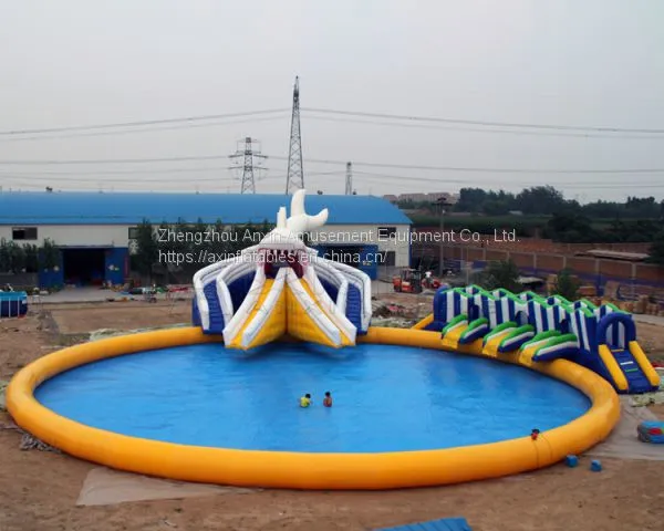 Giant Inflatable Water Park Ax-10 photo-2